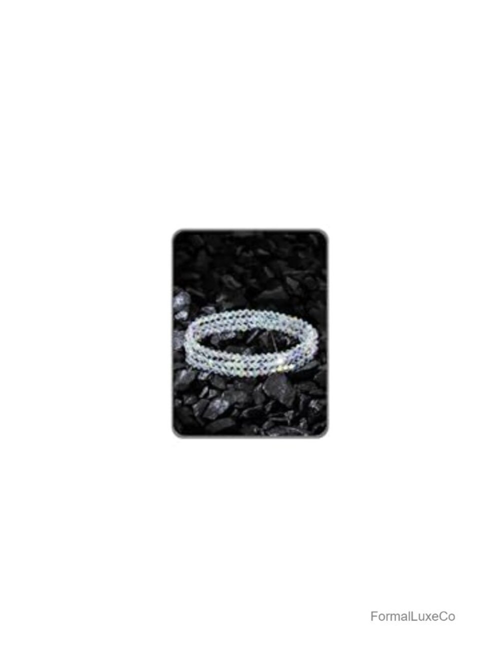 3 Pcs 4mm Austrian Crystal Stretch Bracelets Set Stackable Boxed